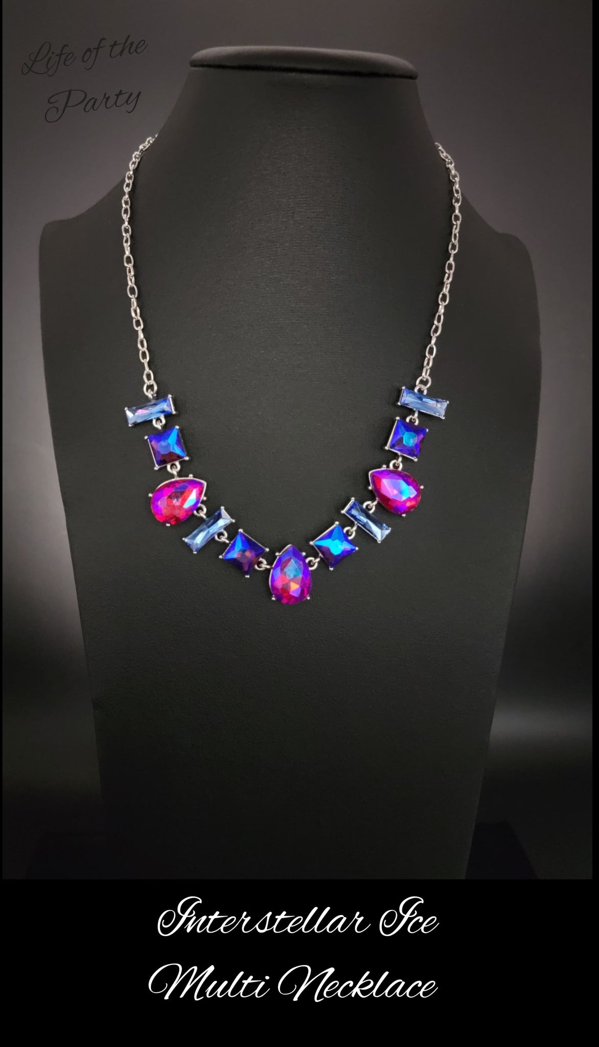 Interstellar Ice - Pink Necklace