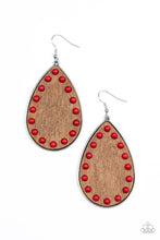 Rustic Refuge - Red  Earrings